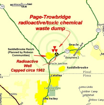 Map of threatened communities