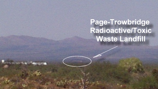 Page-Trowbridge as seen from 5 and a half miles away